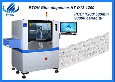 Lim Dispensering av PCB -montering LED -linseprodukt